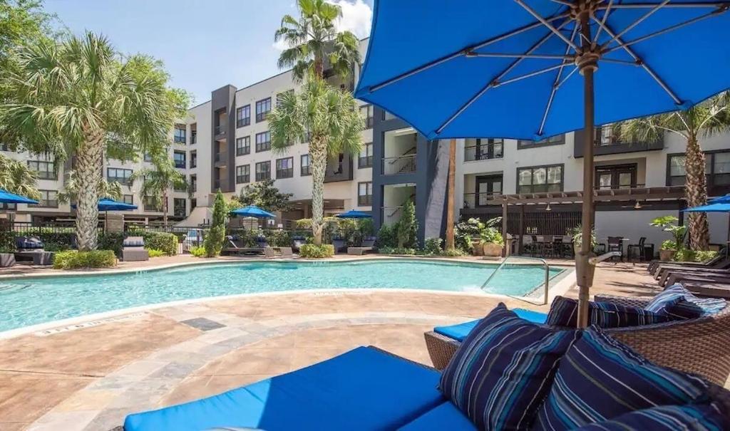 Modern Galleria Apt-Freeparking-Pool-Fast Wifi-Med Ctr Houston Extérieur photo